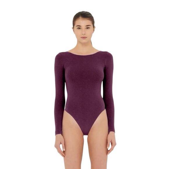 NWT Wolford Shiny Body Mineral Red/Pink Size S - Picture 1 of 9